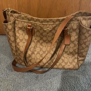 Coach diaper bag